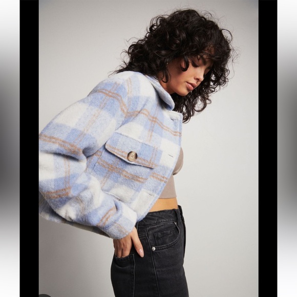 Dynamite Plaid Shacket - Picture 5 of 6